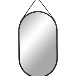 Trapani spegel - Svart + Karta med möbeltassar på köpet!