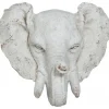 Trädgårdskonst Staty elefant (vägghängd) - H60 cm + Rengöringsmedel för utemöbler