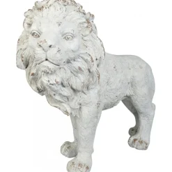 Trädgårdskonst Staty stående lejon XL - 90x76 cm + Textilskydd för utemöbler