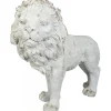 Trädgårdskonst Staty stående lejon XL - 90x76 cm + Rengöringsmedel för utemöbler