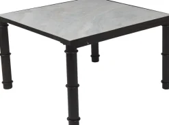 Treasure soffbord 80 x 80 cm - Marmor/metall