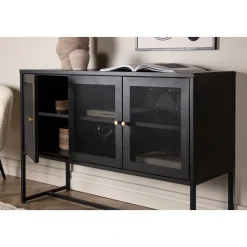 Trerike skänk - Svart