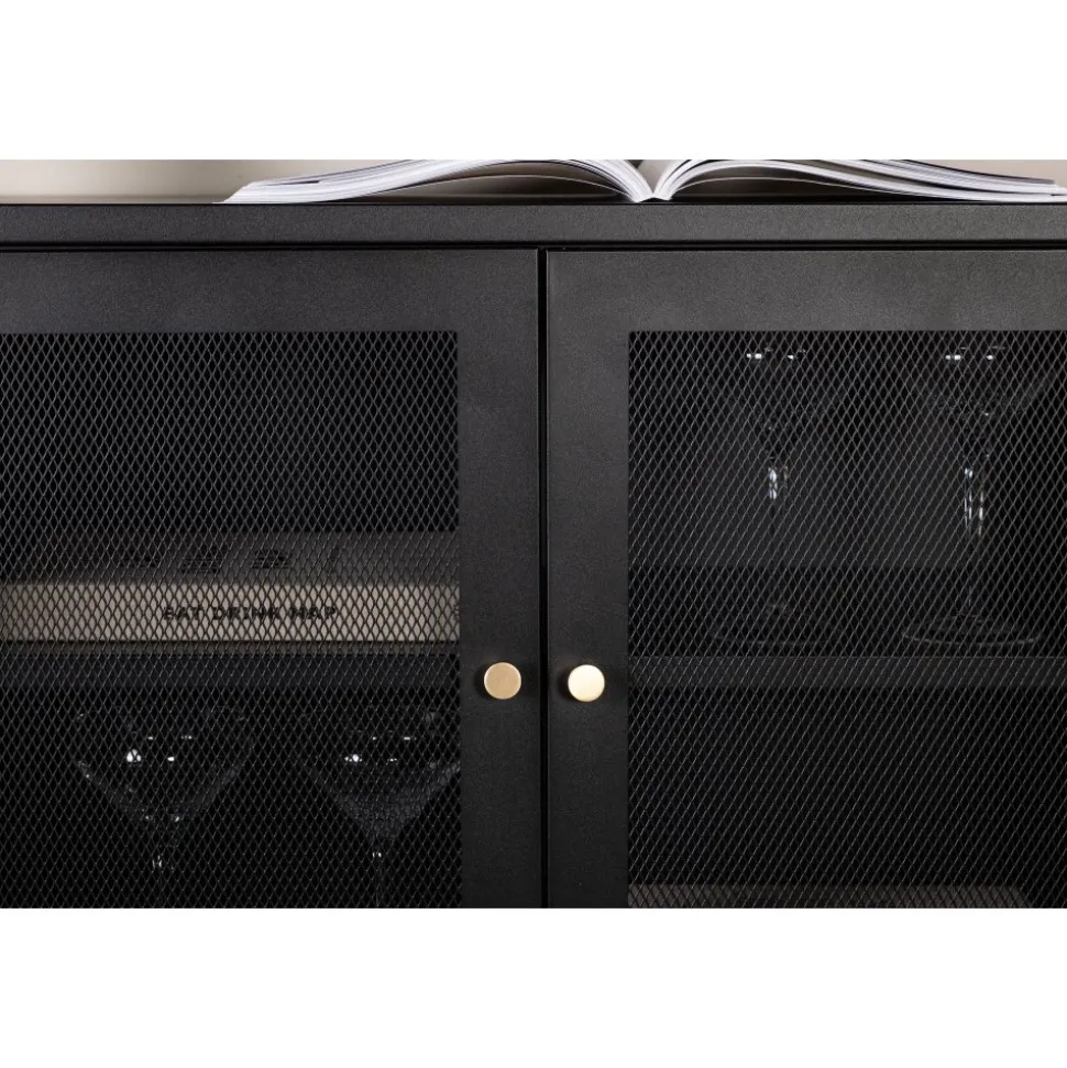 Trerike skänk - Svart