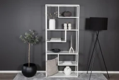 Träne bokhylla - Vit