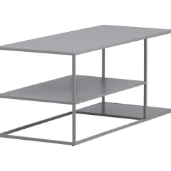 Träne soffbord 120 x 50 cm - Ljusgrå