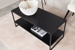 Träne soffbord 101,6 x 43,2 cm - Svart