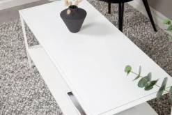 Träne soffbord 101,6 x 43,2 cm - Vit