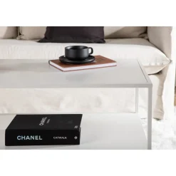 Träne soffbord 120 x 50 cm - Vit