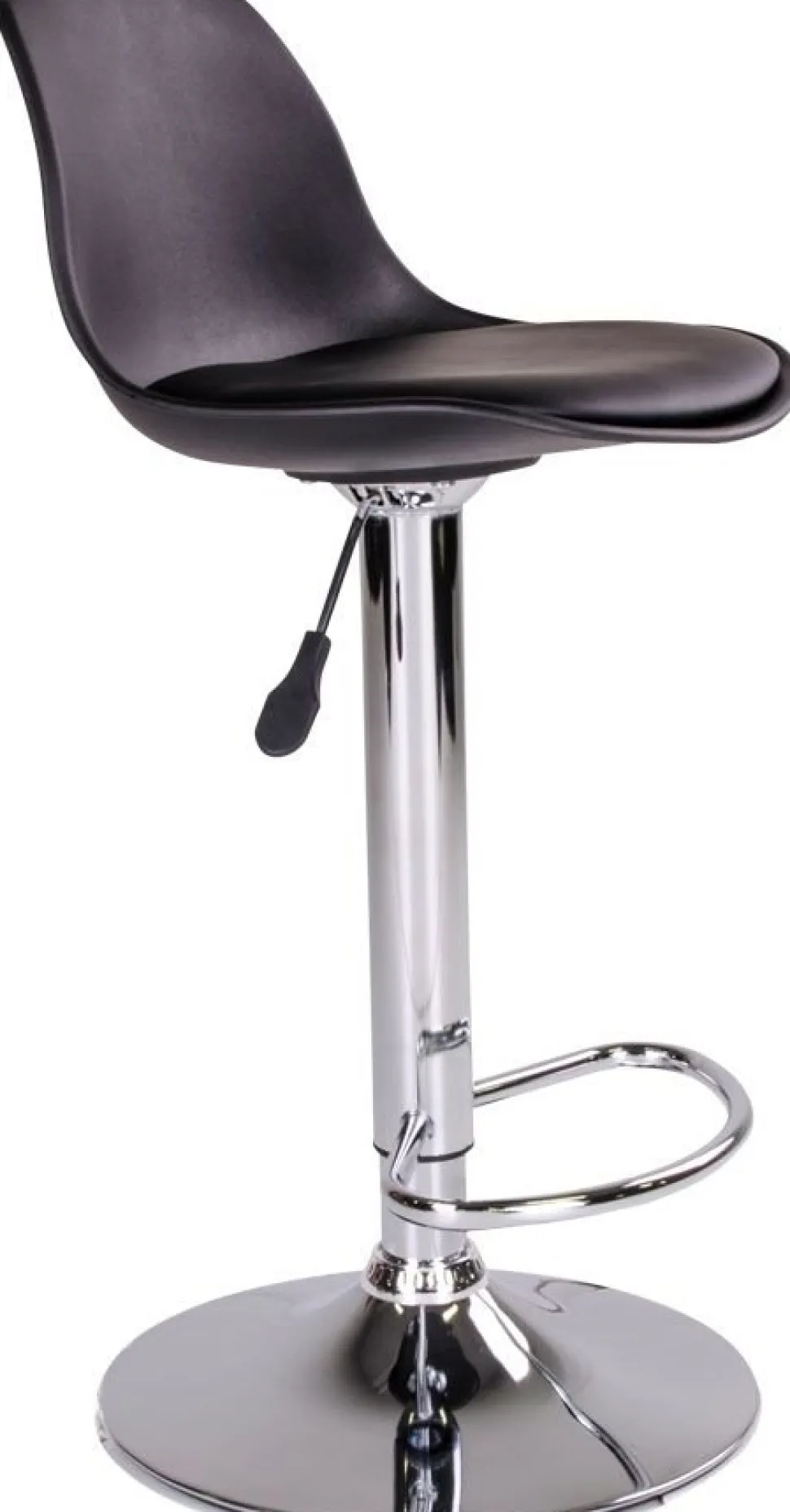 Trondheim Barstol - Svart/krom + Textilrengöring för möbler