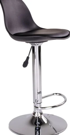 Trondheim Barstol - Svart/krom + Möbeltassar