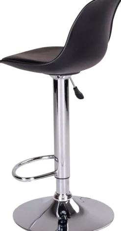 Trondheim Barstol - Svart/krom + Möbeltassar