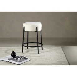 Tucson barstol 60 cm - Vit