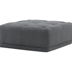 Turin sittpuff - Mörkgrå