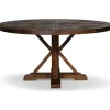 Tuva runt matbord Ø150 cm - Brun vintage