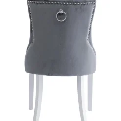 Tuva Stol i grå sammet