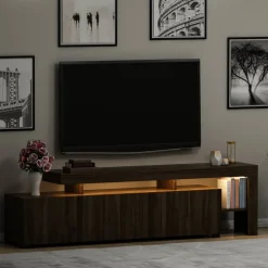 TV-bänk Beliz i valnöt - 192 cm