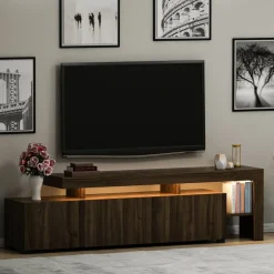 TV-bänk Beliz i valnöt - 192 cm