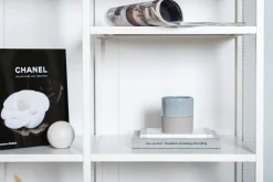 Tvärån skåp - Vit