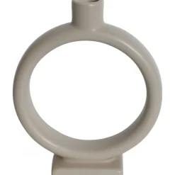 Udda ljusstake 19 cm - Beige