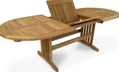 Utebord i teak 180/240 cm - Saltö + Träolja för möbler