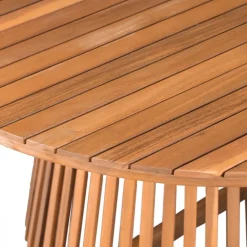 Utebord runt Ø120 cm + Textilskydd för utemöbler