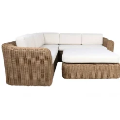 Utegrupp XL hörnsoffa med stort soffbord - St Tropez