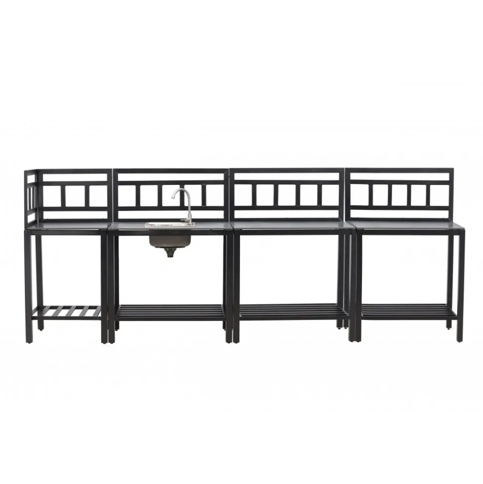 Utekök komplett svart - Alicante