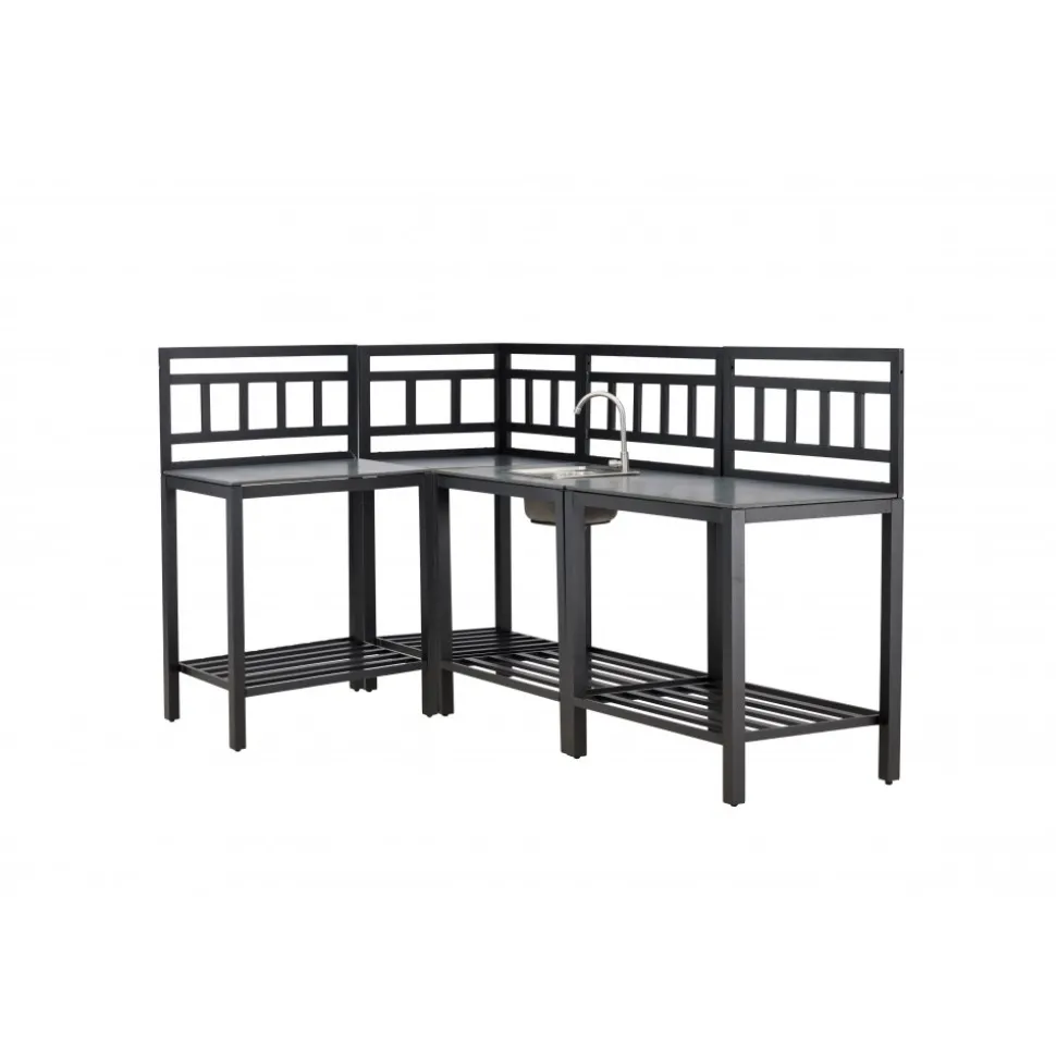 Utekök komplett svart - Alicante