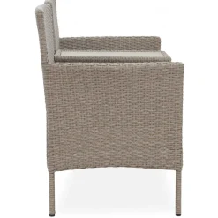 Utesoffa / Duosoffa i beige rotting