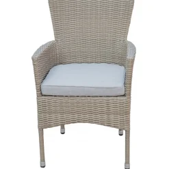 Utestol natur med sittdyna - Tor