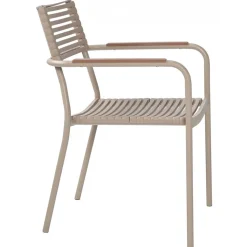 Utestol stapelbar beige - Pino + Rengöringsmedel för utemöbler