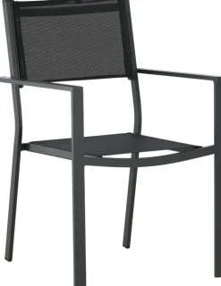 Utestol stapelbar svart - Copacabana + Rengöringsmedel för utemöbler