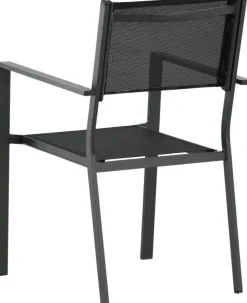Utestol stapelbar svart - Copacabana