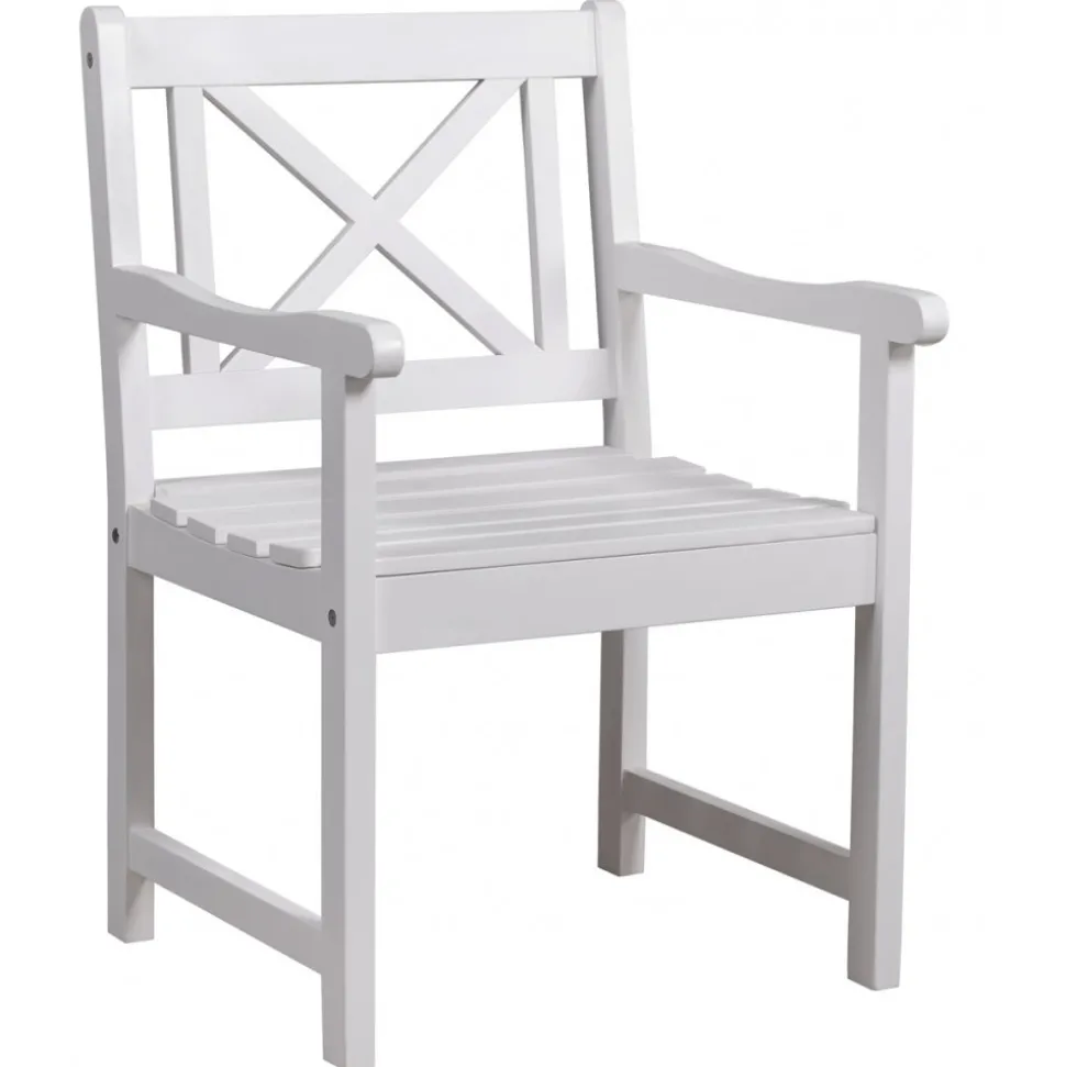 Utestol vit Bohus + Fläckborttagare för möbler