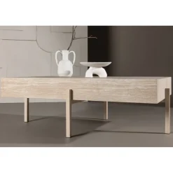 Vadholmen soffbord 130 x 76 cm - Whitewash