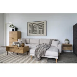 Vas 30,5 cm hög - Vit/grön