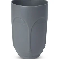 Vas Face H23 cm - Grå