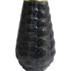 Vas sköldpadda H35 cm - Svart