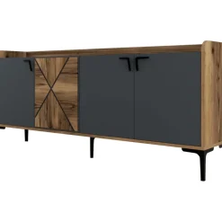 Vendela skänk - Valnöt/antracit