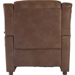 Vera fåtölj i brunt microfiber