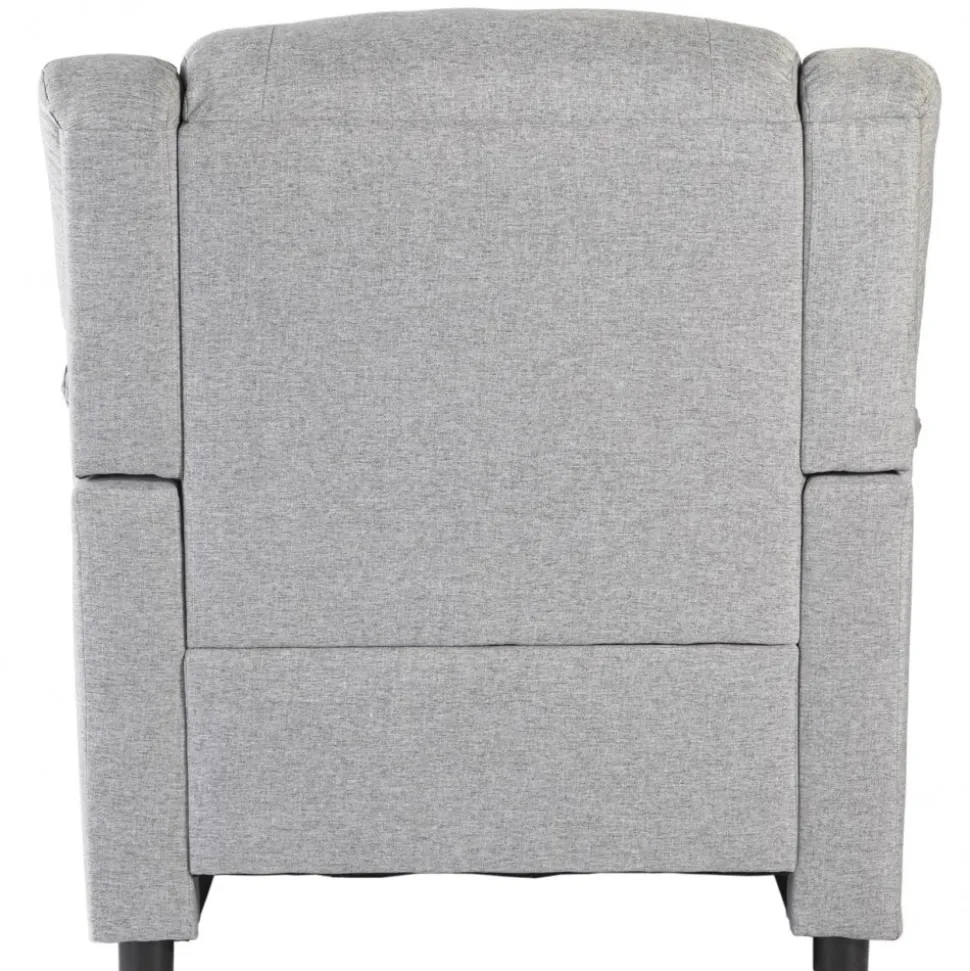 Vera fåtölj i grått tyg