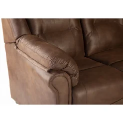 Vera 2-sits soffa i brunt microfiber