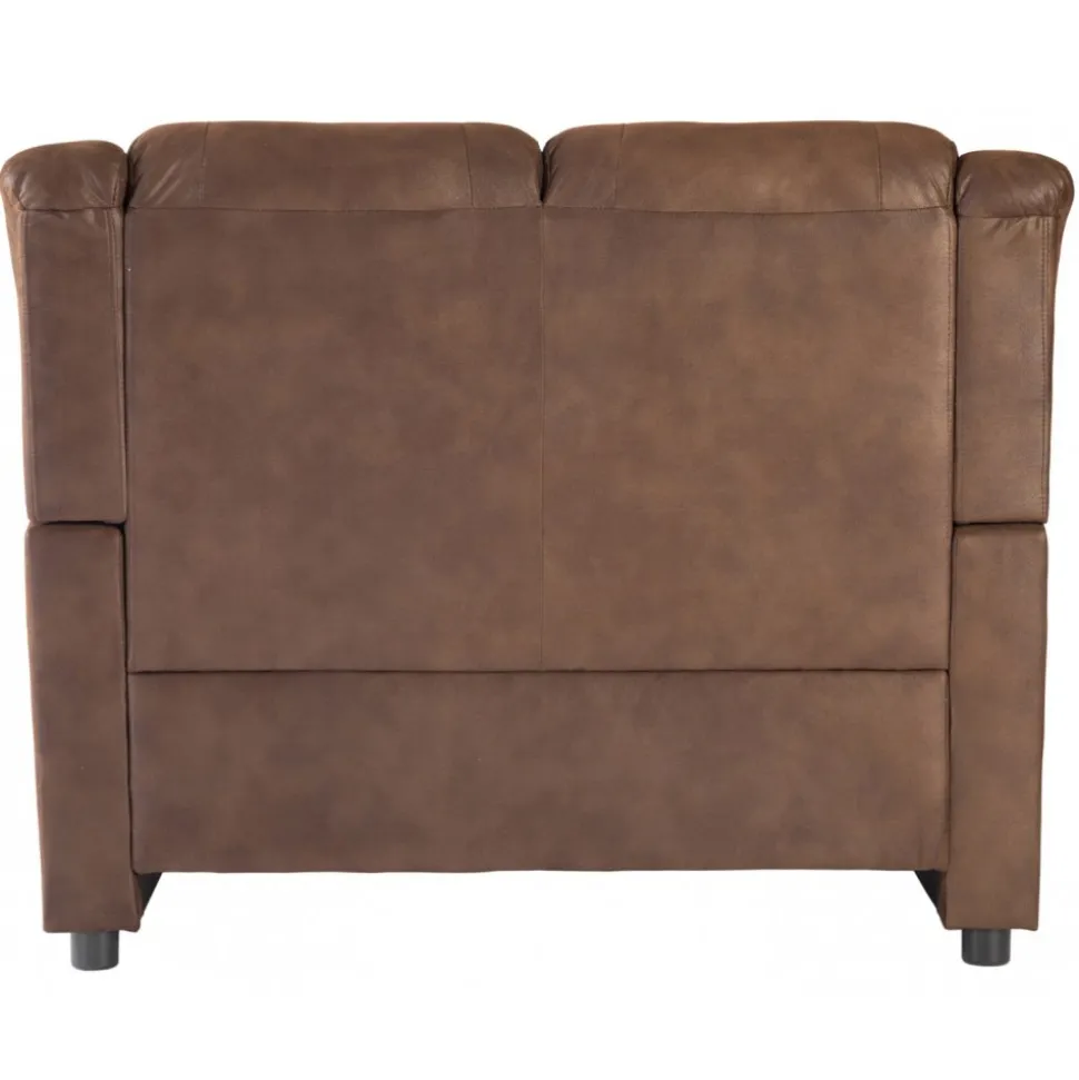 Vera 2-sits soffa i brunt microfiber