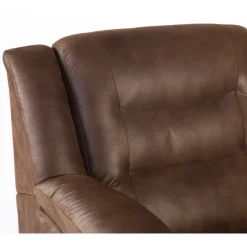 Vera 2-sits soffa i brunt microfiber + Möbeltassar