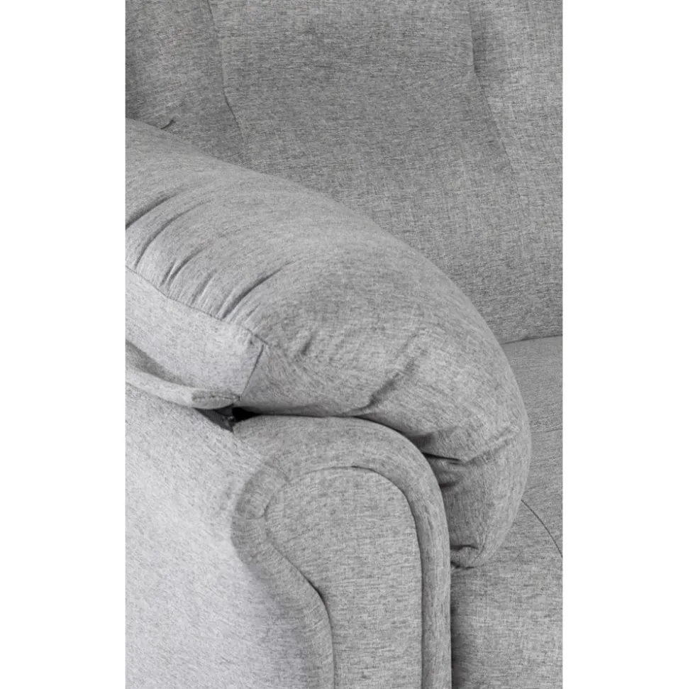 Vera 2-sits soffa i grått tyg + Textilrengöring för möbler