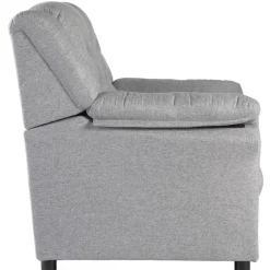 Vera 2-sits soffa i grått tyg + Textilrengöring för möbler