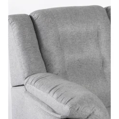 Vera 2-sits soffa i grått tyg + Möbeltassar