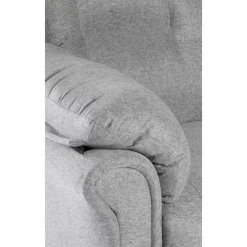 Vera 2-sits soffa i grått tyg + Möbeltassar