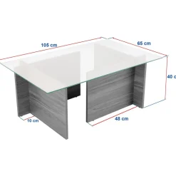 Vetrino soffbord - Vit