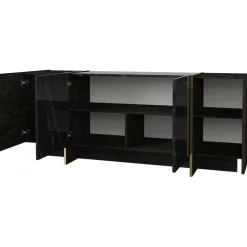 Veyron skänk - Svart/guld